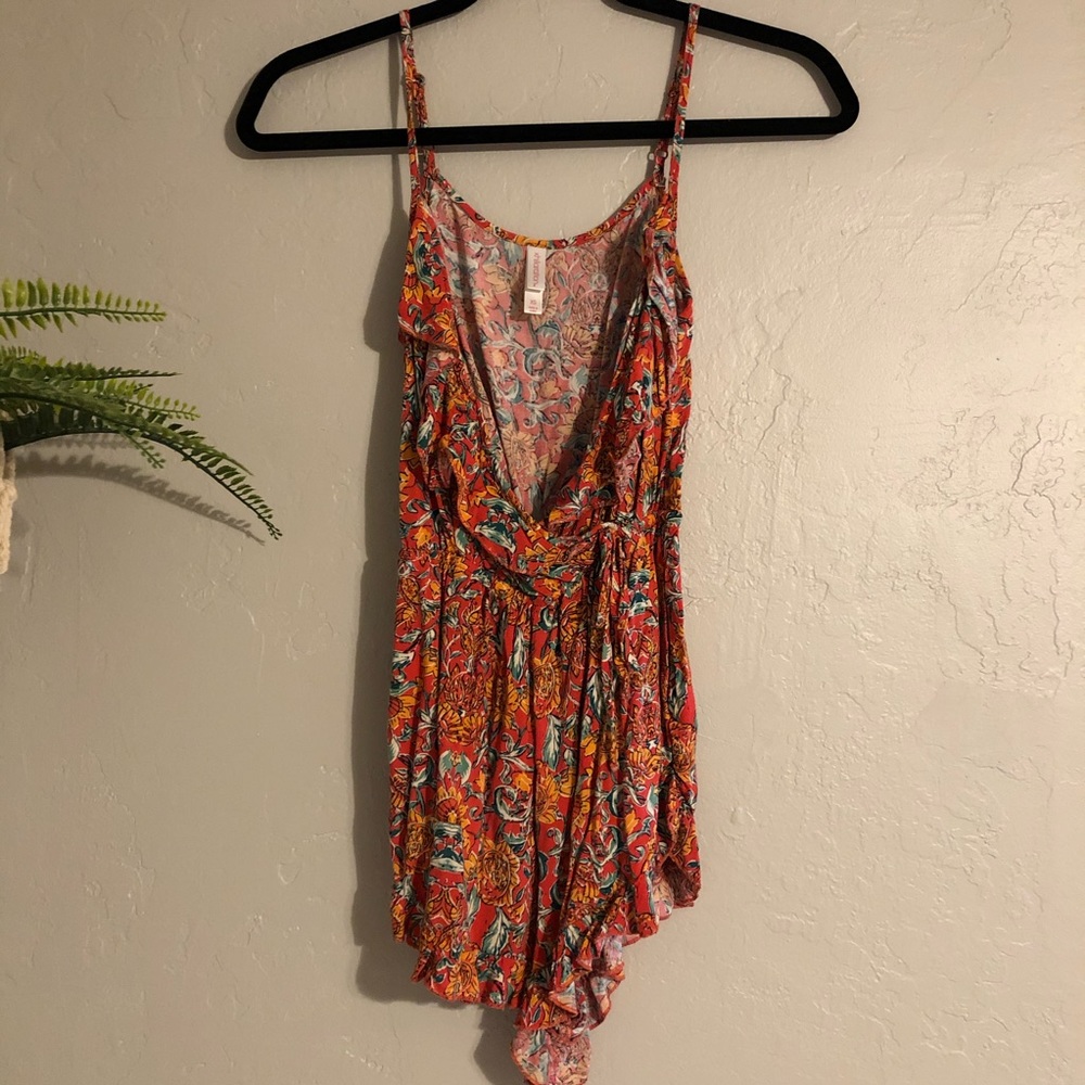 Floral Mini Romper - Picture 3 of 3